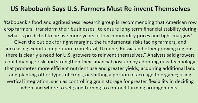 Rabobank quote on cost of production importance